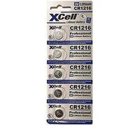 XCell Button Cell CR1216 (for Many Different Small Devices, Long Life, Low Self-Discharge) 148258