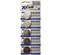 XCell Button Cell CR2450 (for Many Different Small Devices, Long Life, Low Self-Discharge) 145594