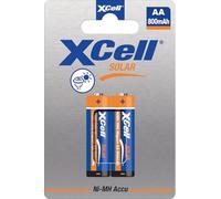 XCell Solar Accus X800AA NI-MH 1.2 V / 800 mAh for Solar Garden Lights in Cardboard Blister Pack without Memory Effect 149447