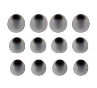 Xcessor 7 Pairs (14 Pieces) of Silicone Replacement In Ear Earphone Earbuds. Replacement Ear Tips for Popular In-Ear Headphones. (S/M/L, Transp/Black)