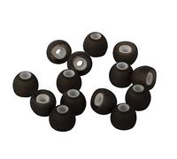 Xcessor 7 Pairs (14 Pieces) of Silicone Replacement In Ear Earphone Earbuds. Replacement Ear Tips for Popular In-Ear Headphones. (M, Black/White)
