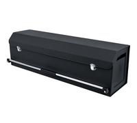 XCF Car Boot Organiser, High-Capacity Nappa Leather with Lid and Push-Pull Handle, Sturdy Car Storage Box with Two Partitions, Suitable for SUV, Truck, Sedan (103× 29 × 31cm)