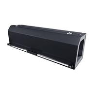 XCF Leather Car Boot Organiser, Large Car Boot Storage with Lid, Boot Tidy | Push-Pull Handle Car Boot Organiser Storage, Built-In Partition, Boot Organiser Fits SUV, Truck, Sedan, Robust Structure