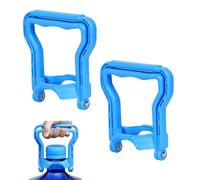 XCHMYi 2-Pack Heavy-Duty 5 Gallon Water Bottle Handle - Dual-Mode Single or Two-Person Lift, Ergonomic Grip for Easy Carrying, Fits Standard 5-Gallon Water Jugs (2pcs Blue)