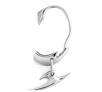 Xchon Fashion Earring,Cyberpunk-Ear Clip Dagger-Earless Piercing Silver Color Metal Earring for Women Men Couple Cool Jewelry Ornament