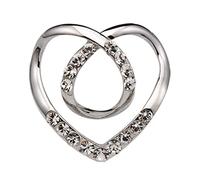 Xchon Knotting Button,Clothes Corner Knotted Button Scarf Rings Clip Fashion Silk Buckle Heart Metal Knot Button Lady Waist T-Shirt Tie Clips
