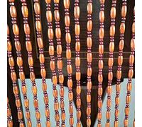 XCHSXYL Beaded Curtains Wood Hanging Strings Doorway Panel Room Divider Living Room Closet, Customizable (Color : A, Size : 111 strands-90x220cm)