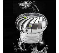 XCHSXYL imney Spinner Cowl Rotating imney Cowl Cap 10 15 20 30 50 60 80cm Stainless Steel Turbine Ventilator Vents Cap Round imney Vent Cover For Houses Farm Attic