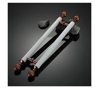 XCHSXYL Large Retro Sliding Barn Door Handles, 24/31/39/47/59inch Long Stainless Steel Double Side Bar Handle, H Shape Interior Exterior Door Pull Push Handle (Color : White1, Si