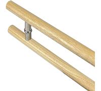 XCHSXYL Sliding Barn Door Handle Solid Wood Push Pull Door Handles, Smooth Waterproof Garages Door Hardware for Granary Company, Waterproof Durable Door Handle, Fittings (Size :