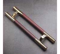 XCHSXYL Stainless Steel Door Handle Pull and Push, Heavy Duty Door Pull Handles, Interior/Exterior Gate Handle Kit, 60 to 150 cm Long Door Push Bar (Color : Gold, Size : 80cm/31.