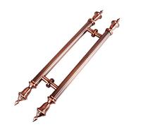XCHSXYL Stainless Steel Door Pull Handle, Round Main Door Handle Bar/Large Both Sides Grab Pulls with Screws, 0.6m/0.8m/1m/1.2m/1.5m, Solid Core Door/Barn Door/Wood Gate/Front Do