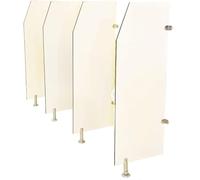 XCHSXYL Urinal Screen Toilet Partition,Bathroom Partition Divider Urinal Baffle Public Toilet Toilet Wall-Mounted Urinal Privacy Screen Hotel Bathroom Partition,Waterproof Toilet Wooden Partition Pa