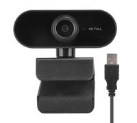 XCHYEAM 1080P USB Webcam with Built - in Microphone, Plug and Play Computer Camera for Video Calls, HD Desktop Webcam Compatible with Windows Mac Linux, Adjustable Clip - On Design for