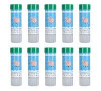 XCHYEAM 10pcs Livestock Marker Crayon, Pig Marking Crayon Set, Long Lasting Animal Marker for Sheep and Pigs, Water Soluble Safe Wax Crayons with ABS Casing for Farm Use (Green)