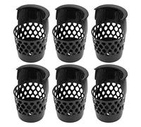 XCHYEAM 6Pcs Plastic Billiard Ball Storage Pockets, Pool Table Web Baskets, Durable Drop Net Bags for Standard Billiard Tables, Lightweight and Easy - Clean Accessory Set