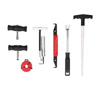 XCHYEAM 7Pcs Windshield Remover Kit, Car Wind Glass Removal Tools Set, Professional Adhesive Cutter for Safe and Quick Windshield Replacement on Cars and Light Trucks, Includes Wire Feeder