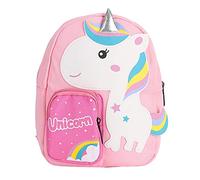 XCHYEAM Cute Animal Toddler Backpack, Preschool Kindergarten Kids Backpack for 3-6 Years Old, Lightweight Nylon Cartoon Schoolbag with Spacious Compartment for Travel Outdoor (Pink)