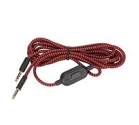 XCHYEAM G433 G233 G Pro X Headphone Cable Replacement, Gaming Headset Wire with Volume Control and Mic, Nylon Braided 2m Cable for PC and Smartphones