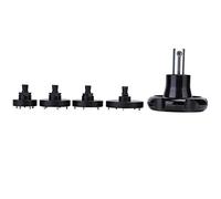 XCHYEAM Watch Back Case Opener Tool, Watch Case Holder with 4 Interchangeable Dies for Screw Back Watches, Precision No - Scratch Design for Watchmakers and Repair Technicians