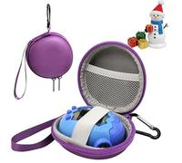 xcivi EVA Hard Carrying Case for Tamagotchi Paradise Virtual Interactive Pet Game Machine, Hard EVA Portable Storage Protector Cover with Lanyard & Carabiner for Kids, Case Only (Purple)