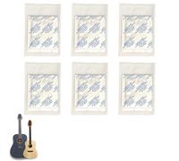 Xcivi Guitar Desiccant Bag Compatible with Donner Acoustic Guitar Dreadnought Acustica Guitarra Bundle Kit, Removes Moisture, Damp & Humidity,6-pack Guitar Dry Bags, Guitar Dehumidifier Bag(6)