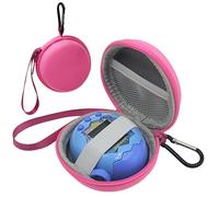 xcivi Hard Carrying Case for Tamagotchi Paradise Virtual Interactive Pet Game Machine, Hard EVA Portable Storage Protector Cover with Lanyard & Carabiner for Kids, Case Only (Pink)