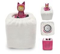 xcivi Plush Cover for Tonies Toniebox Audio Player, Soft and Fluffy Cover for Toniebox Audio Player Starter Set, Protective Cover for Toniebox Sleeve, Accessories for Toniebox (White)