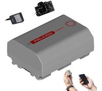 XCJSYP FALCAM 2600mAh NP-FZ100 Replacement Battery, Rechargeable Camera Battery USB-C, Apple Find My Tracking Support Fast Charging Compatible with Sony A1, A9, A9 II, A7 III, A7R V, A7S III, A7 IV
