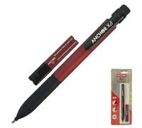 XCL9 Mechanical Pencil, 0.9mm Rectangular 4B Lead, Pack of 1, Propelling Pencil, Calligraphy Sketching Drawing Marking Use, iZOFAX Black Ball Pen