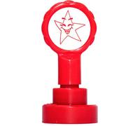 Xclamations X11862 Stamp Self-Inking Teacher Star Red Colour alétoire