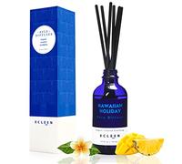 Xcleen Reed Diffuser Set for Home| 3.7 Oz(110ml) Hawaiian Holiday Fragrance Diffuser | with Mangoes, Pineapples, Peaches & Melons Scented Oil Sticks Diffuser, Air Fresheners for Home, Bathroom