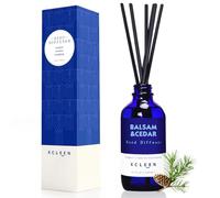 Xcleen Reed Diffusers for Home, Balsam & Cedar Diffuser with Sticks, 3.7 Oz Scented Fragrance Oil Diffuser for Bedroom, Bathroom Decor