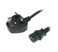 Xclio 1m Mains Kettle Lead UK Plug to C13 Power Cable/Cord