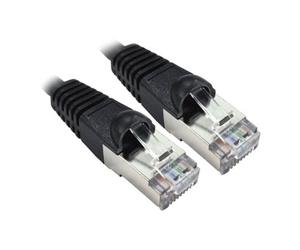 XClio 25M CAT6A SSTP-LSOH Black Patch Cable