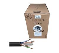 Xclio CAT6 Outdoor/Indoor Ethernet Cable 305m (1000ft) Solid Core Low-