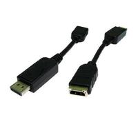 Xclio Display Port to HDMI (F) Adaptor 15cm Cable Black