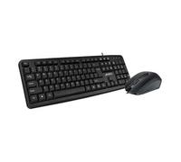 Xclio G11 Slim Keyboard and 3 Button Mouse Set USB Spill Resistant