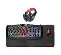Xclio Knights Templar Elite 4 in 1 RGB Gaming Kit Keyboard, Mouse, Pad