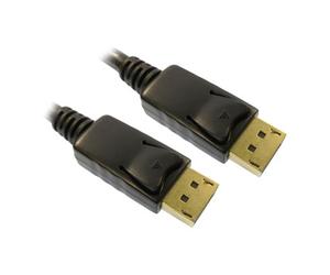 Xclio Premium Display Port Cable v1.2b 4K@60 with Lock Latches Black