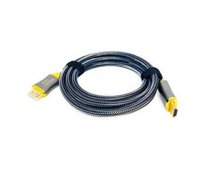 Xclio Silver/Black HDMI 2.1 4K/8K Braided Cable Black 2M