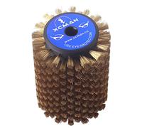XCMAN Alpine Nordic Roto Brush For Cross Country Ski Waxing Fits 10mm Hex Shaft 100mm Length (Roto brass brush, Regular)