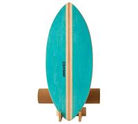 XCMAN Surf Balance Board Trainer with Roller Wooden Exercise Balancing Stability Trainer - Non Slip Surface for Adults Kids|Balance Board Surfing,Skateboarding,Hockey,Yoga