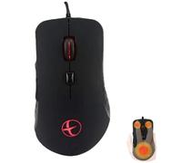 XCMC With Heated Mouse, Wired Gaming Mouse, Ergonomic Design, 6 Programmable Buttons, 2400 Dpi, Suitable For Windows Computer Games-Black