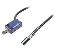 XCMD2102L2 limit switch metal roller Ø11.6mm NO + NC 6A max 250VAC 2m TELEMEC...