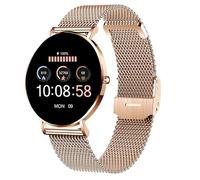 XCOAST Siona 2 Ultra Slim Women's Smartwatch 1.3 Inch AMOLED Display, Brilliant Colours, Filgran, Pulse, Blood Pressure, Blood Oxygen, Stainless Steel, 7 Day Battery, Waterproof