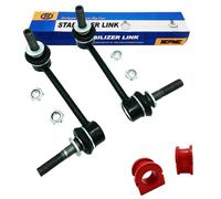 XCPMC K90677 K90683 Front Suspension Sway Stabilizer Bar End Links Set with Rubber Shock Bushing Kits K80820 Automotive Replacement Toyota Tacoma 4Runner FJ Cruiser Lexus GX470