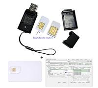 XCRFID,pocketmate,lte ICCID IMSI SIM Card Reader Writer Programmer 2FF 3FF 4FF 2G 3G 4G Writbale SIM +5pcs SIM Blank Cards+SIM Personalize Tool