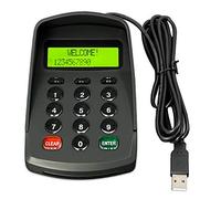 XCRFID USB 15 Keys Keypad Numeric Keyboard Numpad/Digital Keyboard/Pin Pad with LCD Plug and Play Support EPOS System