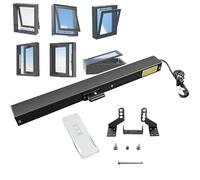 XCSCUK 24V Electric Window Opener Actuator, Electric Chain Window Opener Actuator, for Skylight Window Greenhouse (300mm)